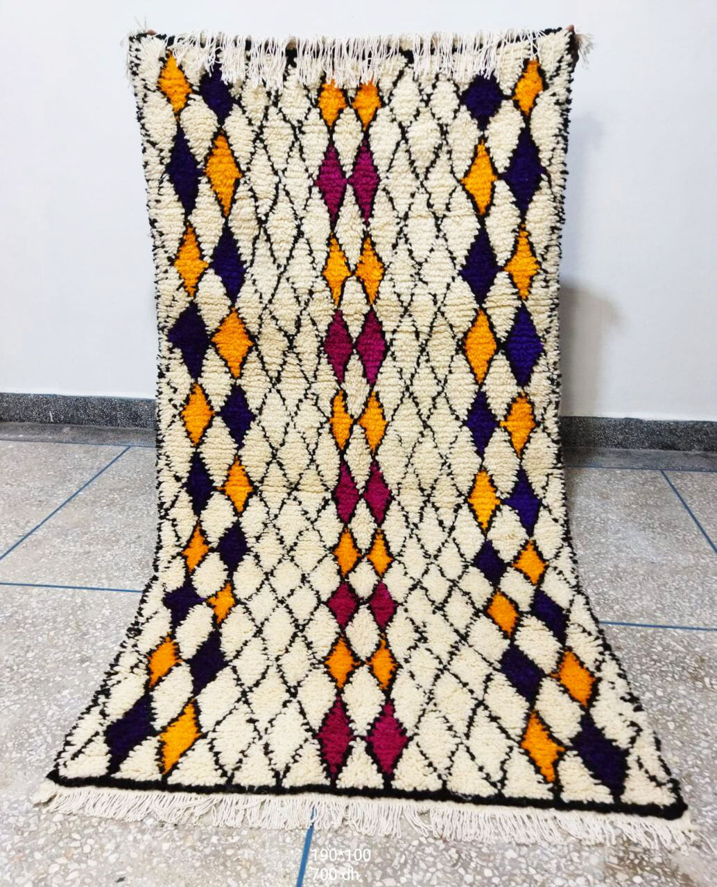 Moroccan berber carpet 190x100cm