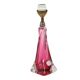 Purple and Pink Crystal Table Lamp – Val Saint Lambert – Sixties
