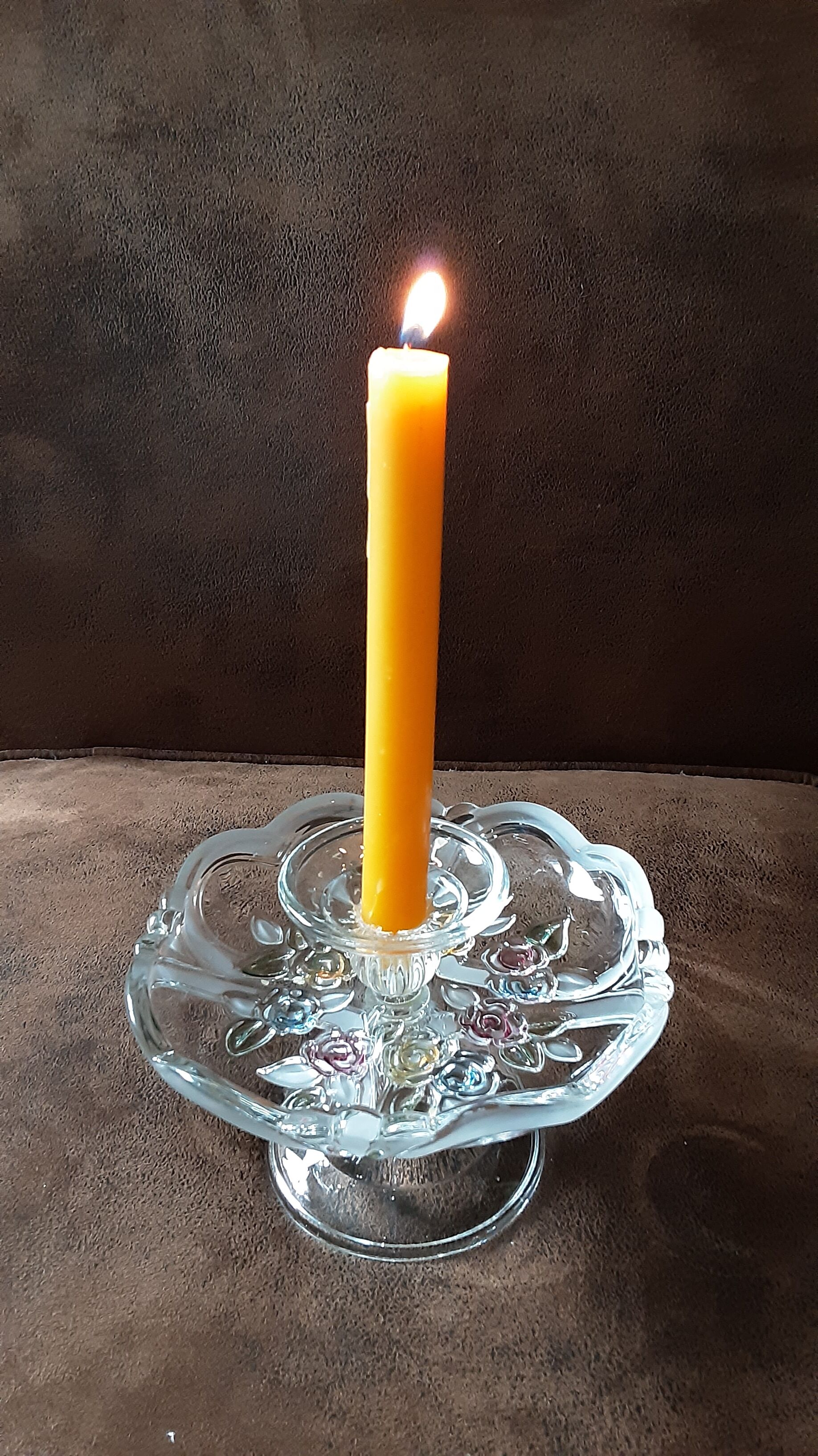 Original crystal candle holder