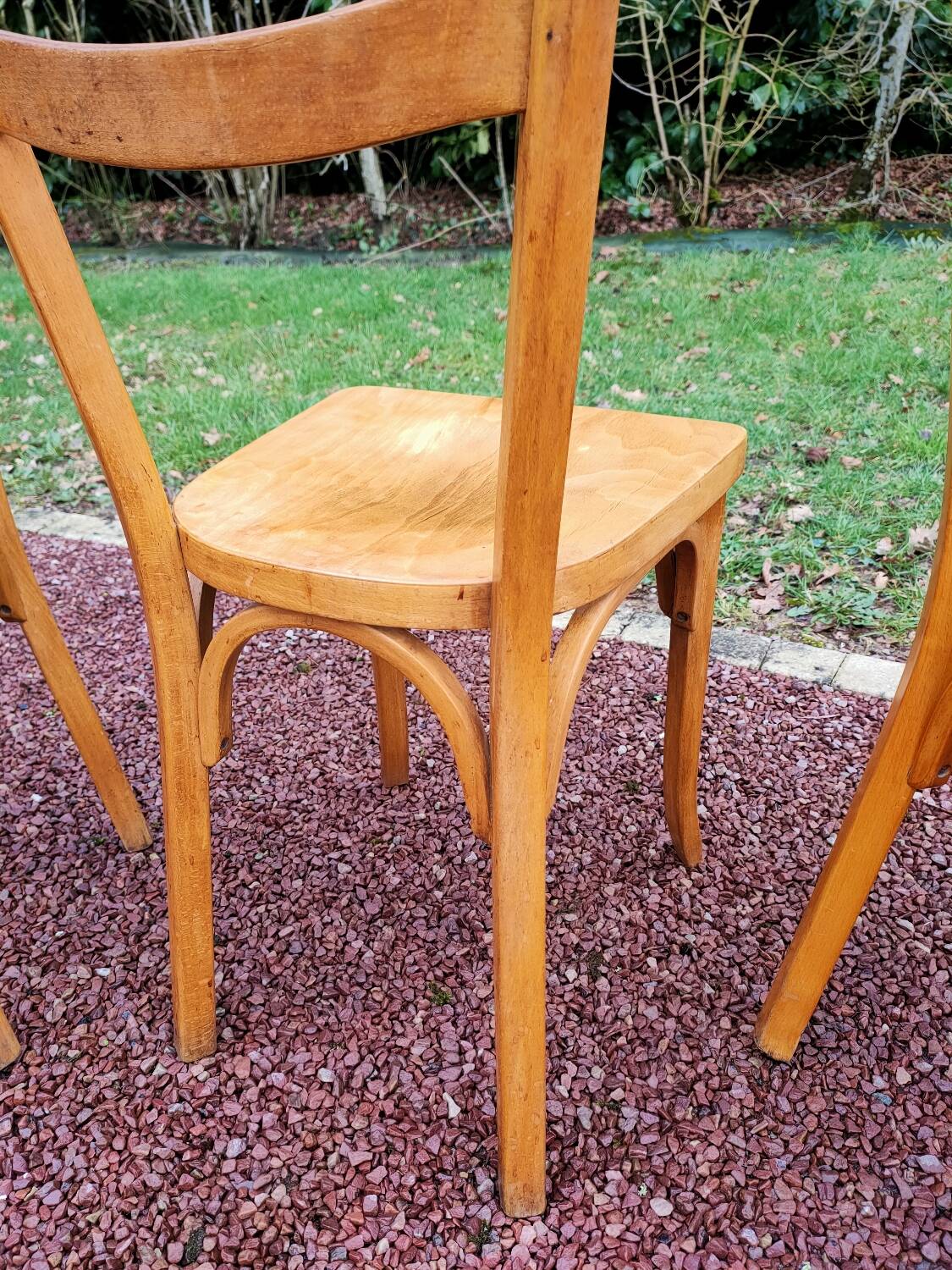 Set of 4 Baumann bistro chairs no. 56