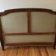 Louis XV pink velvet bed 140 x 190