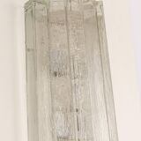 Large pair of wall sconces in brass and Murano glass by Doria, Germany, 1960s.