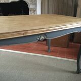 Old dining table with extensions