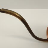Copper and brass watering can