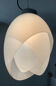 Vintage Lotus opaline pendant light from the 70s