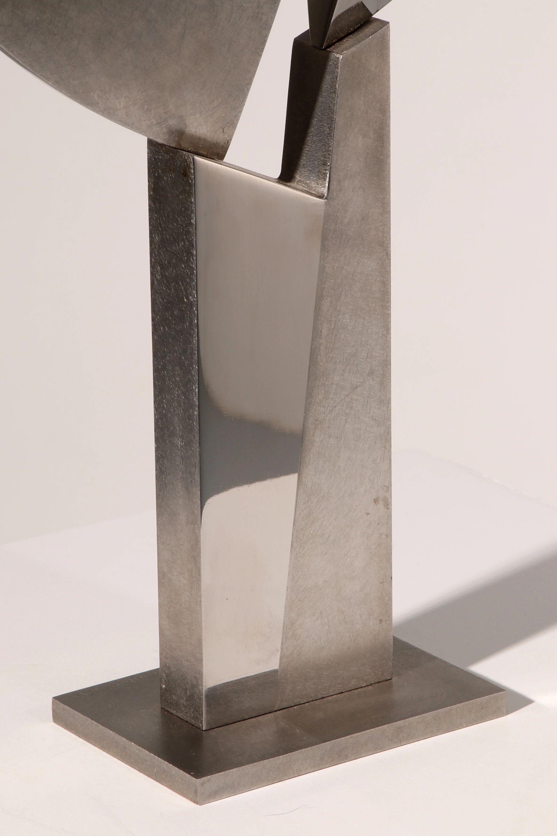Børge Jørgensen sculpture made of polished steel 1984 1/1