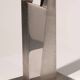 Sculpture de Børge Jørgensen en acier poli 1984 1/1