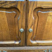 Louis XV buffet TV bar in oak 1970