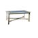 Table de salle à manger vintage Giorgetti, design italien, vert pastel