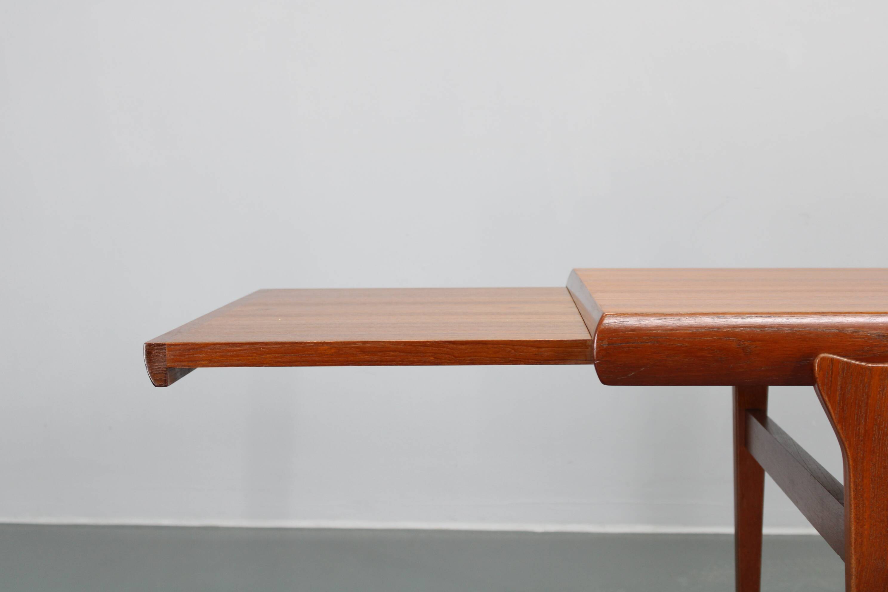 1960s Johannes Andersen Restored Teak Coffee Table for CFC Silkeborg, Denmark
