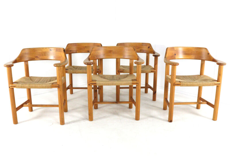 Ensemble de 5 chaises Rainer Daumiller pour Hirtshals Savværk.