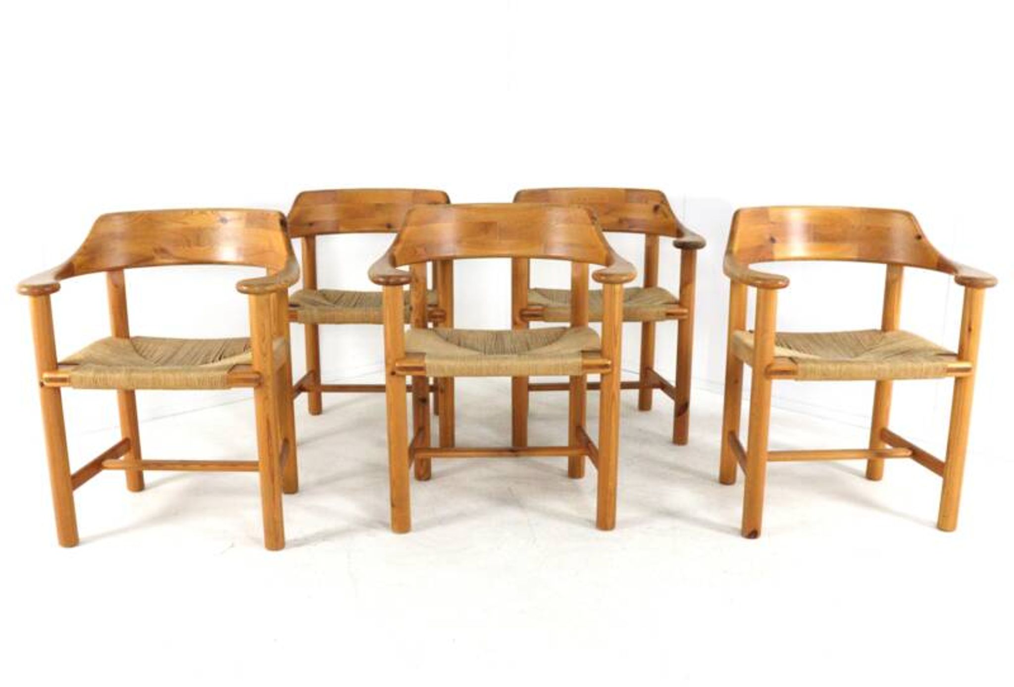 Ensemble de 5 chaises Rainer Daumiller pour Hirtshals Savværk.