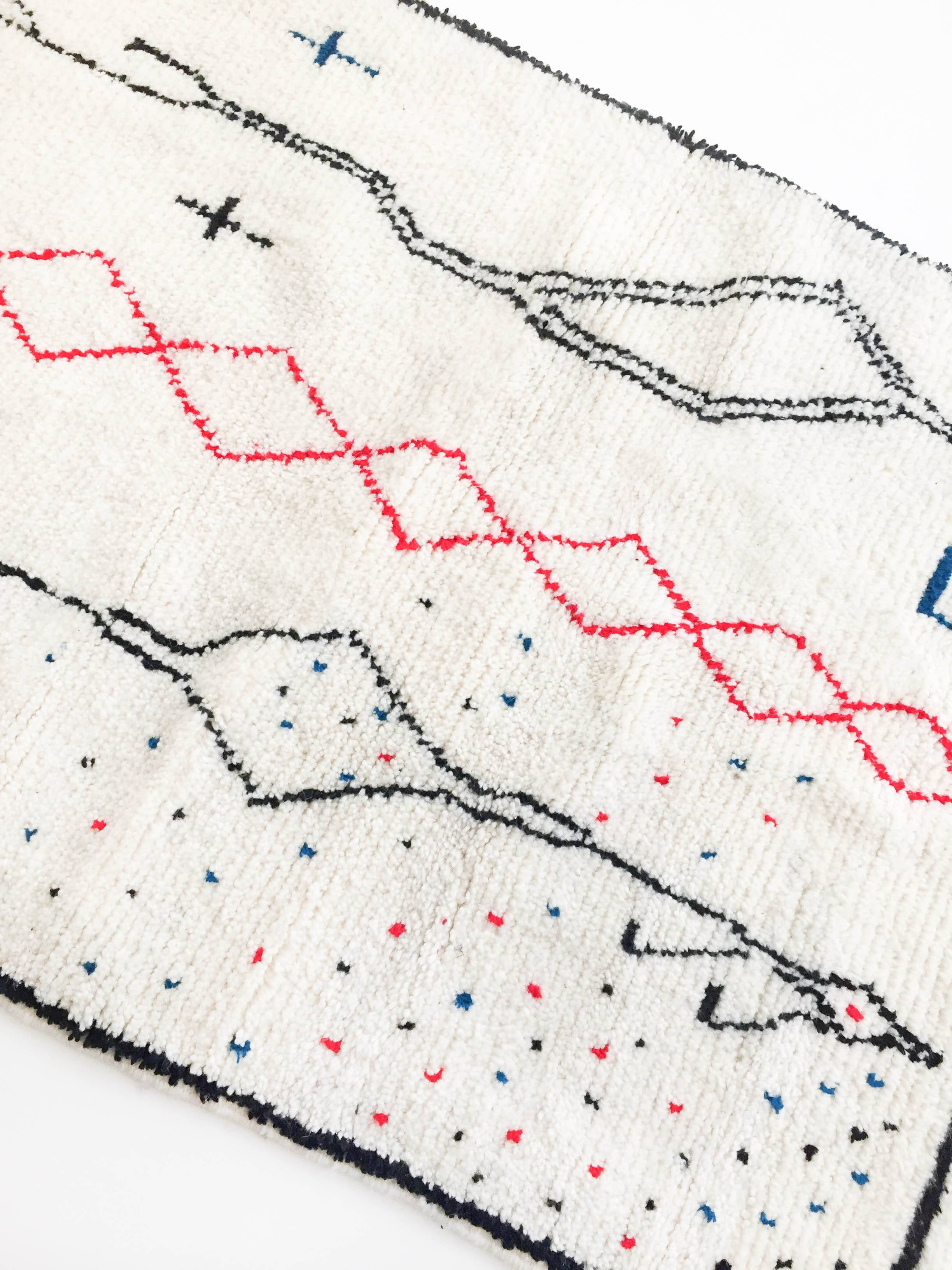 Azilal Moroccan Berber rug 1.52x1.08m