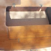 small wooden piece of furniture, vintage