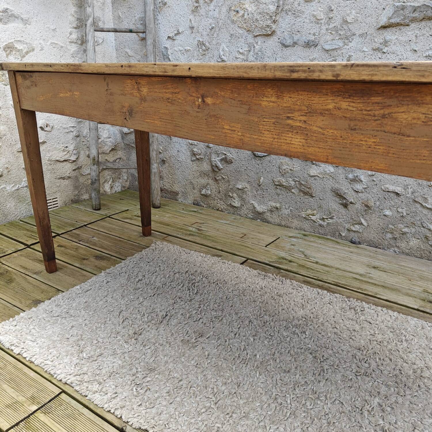 Oak farmhouse table