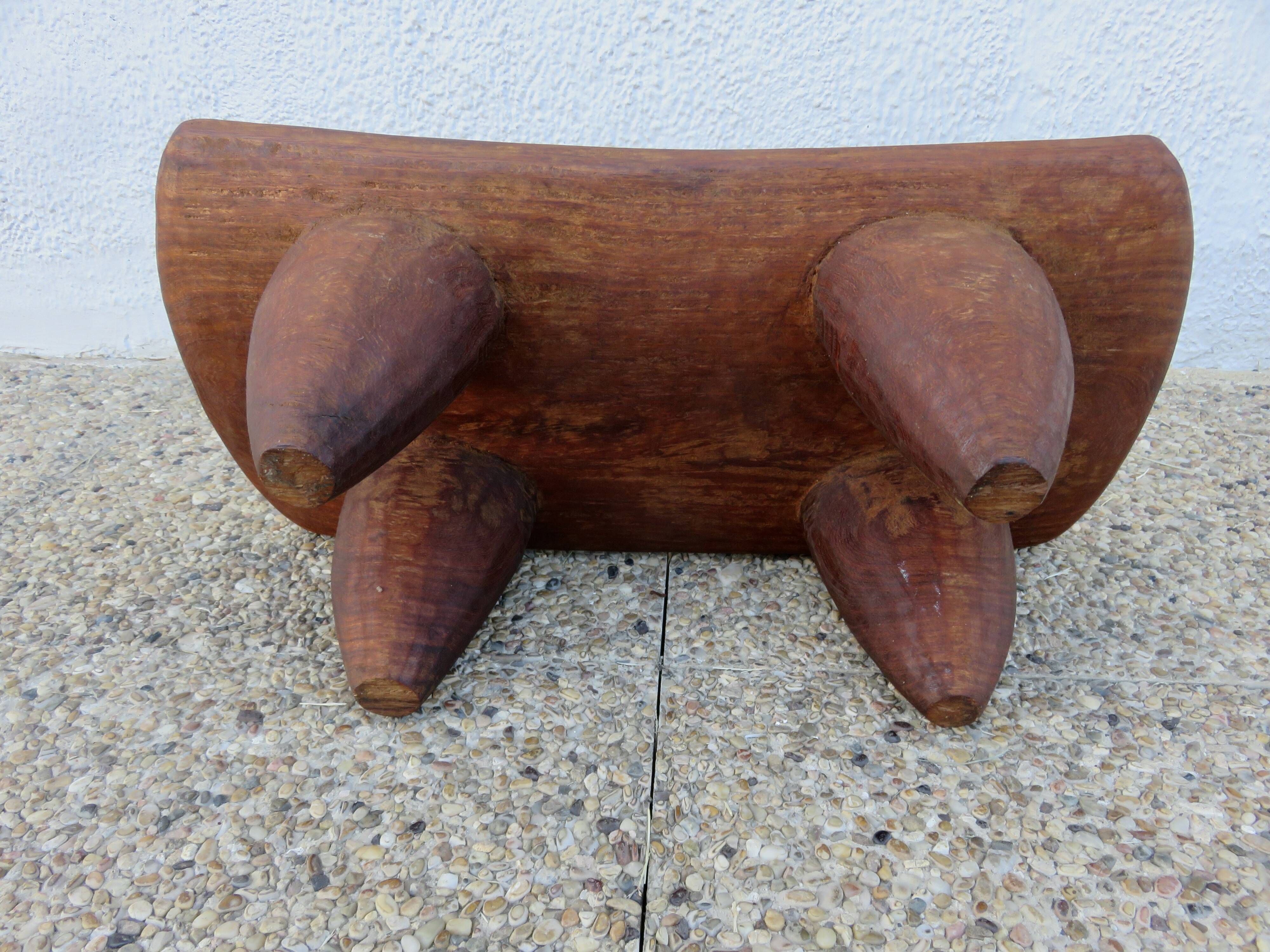 Grand tabouret Senoufo, Burkina Faso, années 60