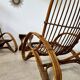 Set of 2 rattan lounge chairs armchairs Italian design from the 60s vintage rattan