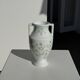 Small porcelain amphora from the Royal Lily of Limoges, limited edition, decorated.