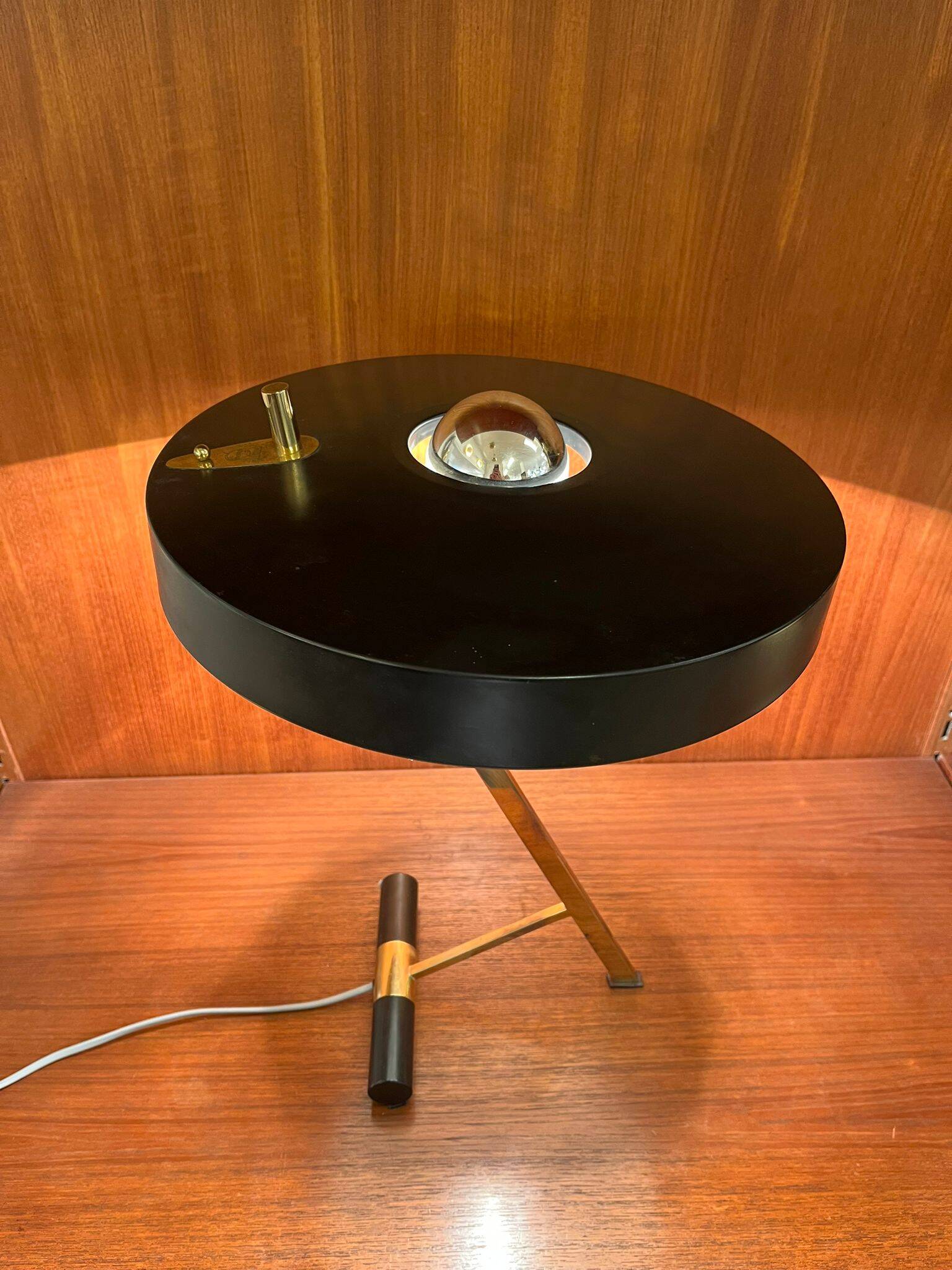 "Z-Shaped" model desk lamp, by Louis Kalff, for Philips, 1950's