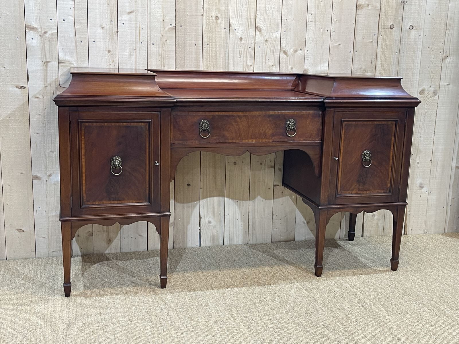 English mahogany service late nineteenth century