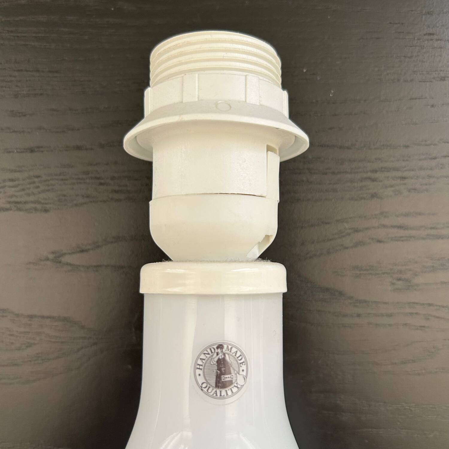 Pair of blown glass lamp bases