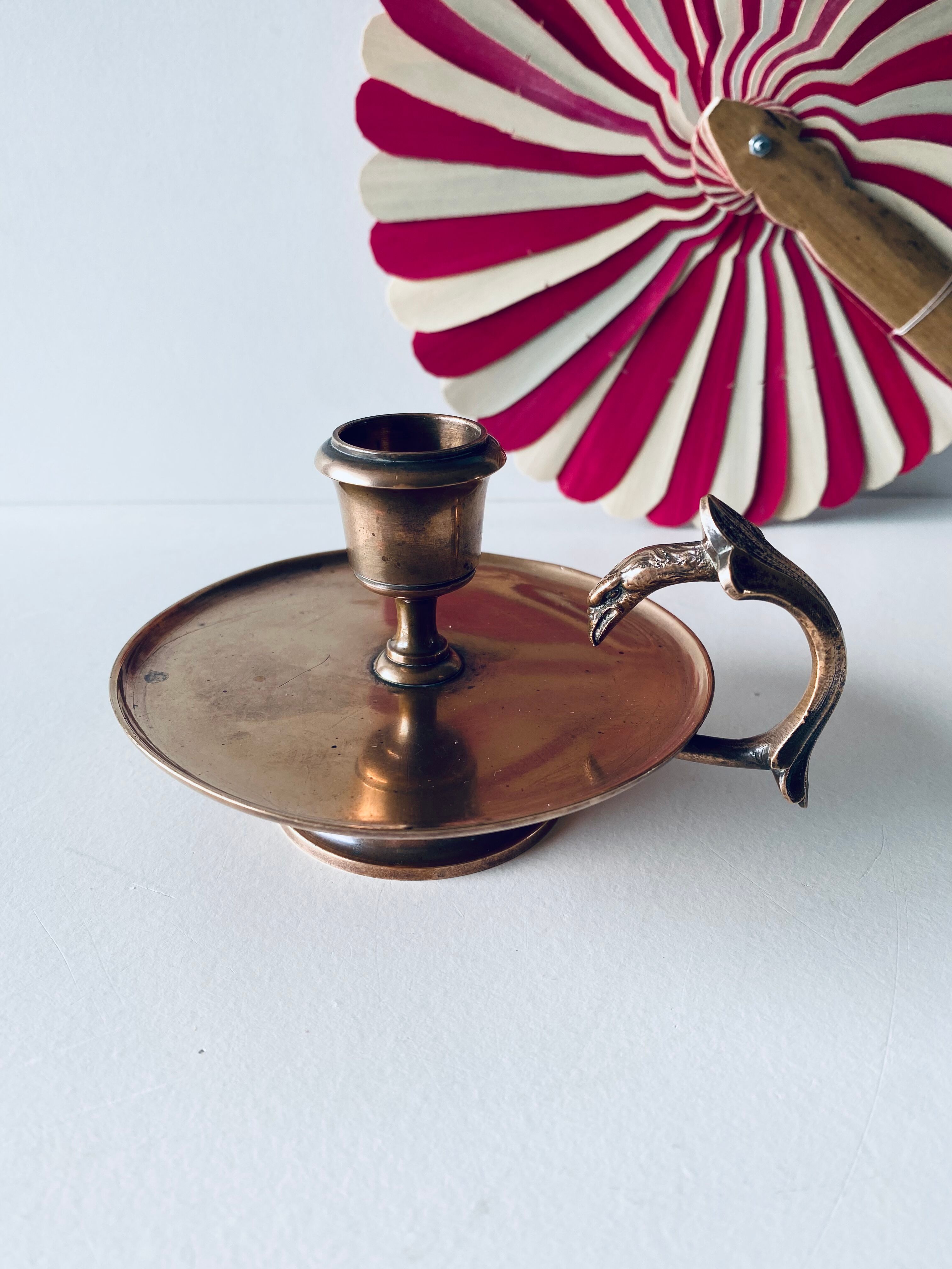 Eagle head candle holder