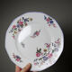 7 dessert plates Bernardaud Limoges porcelain with floral decoration from the 1920s to 1950s.