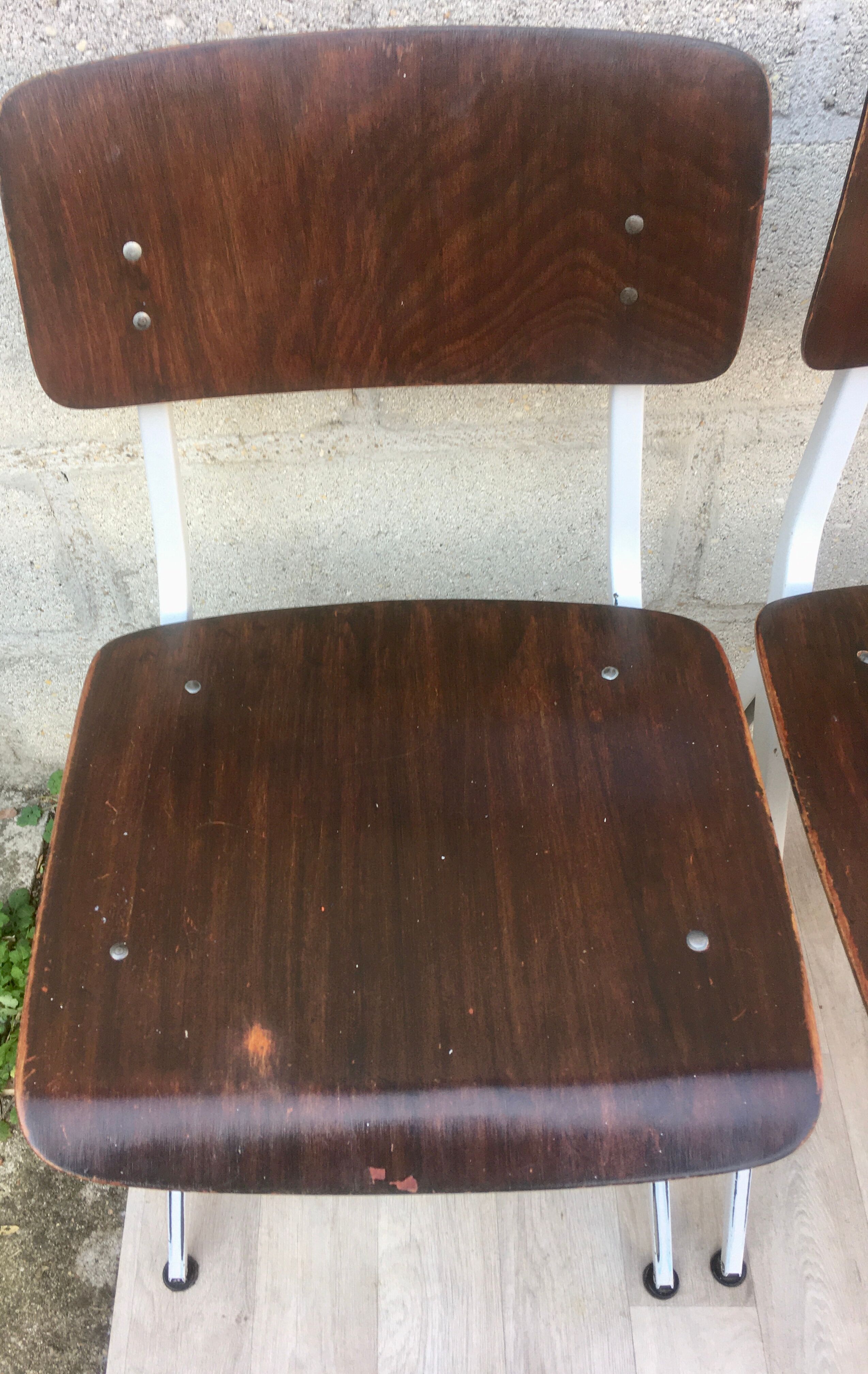 ♻️Set of 4 chairs Vintage and design Marko Kooistra