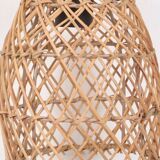Gold Rattan Sconce Lamp