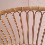 Rattan basket bed