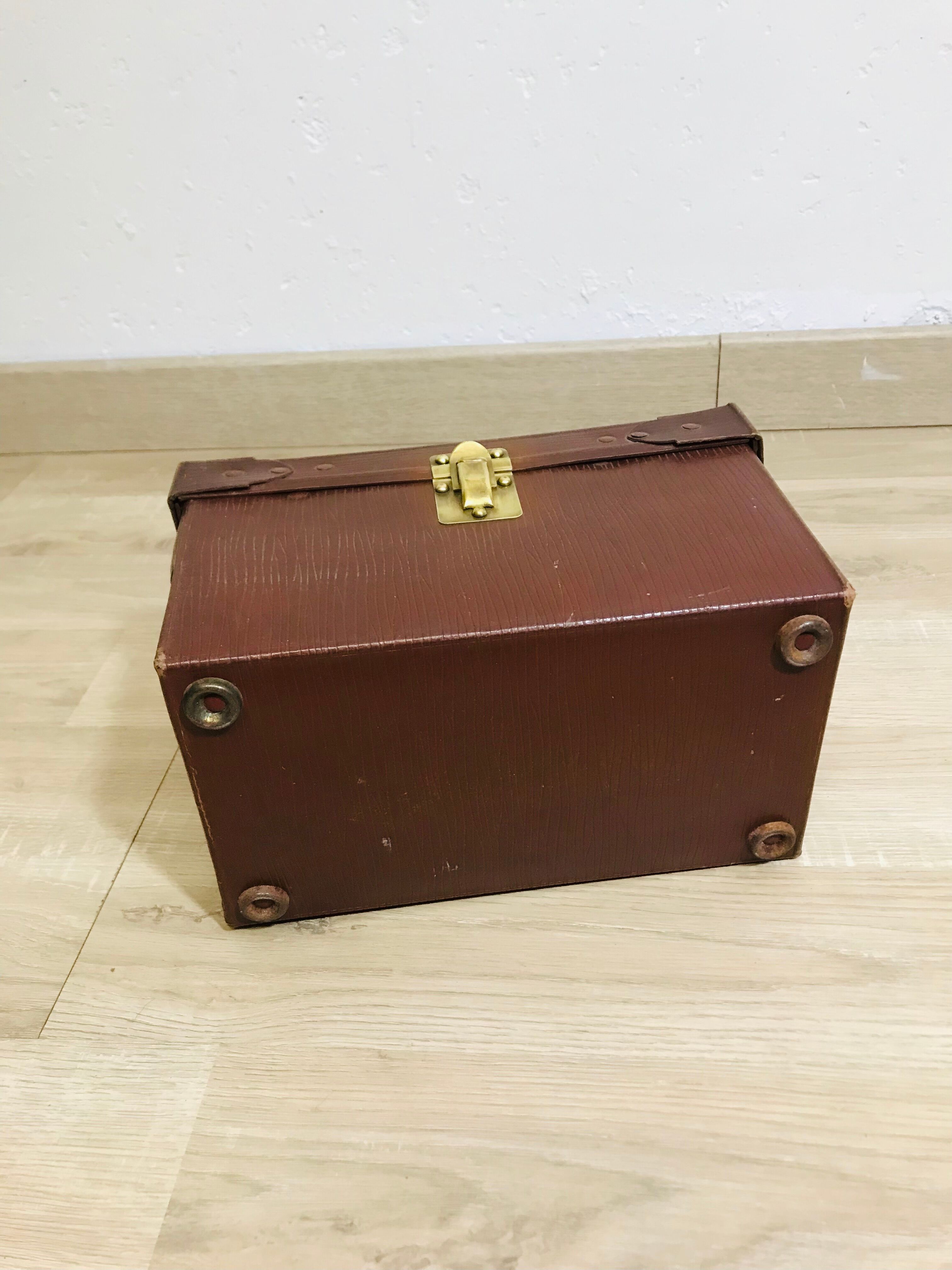 Small boiled cardboard box
