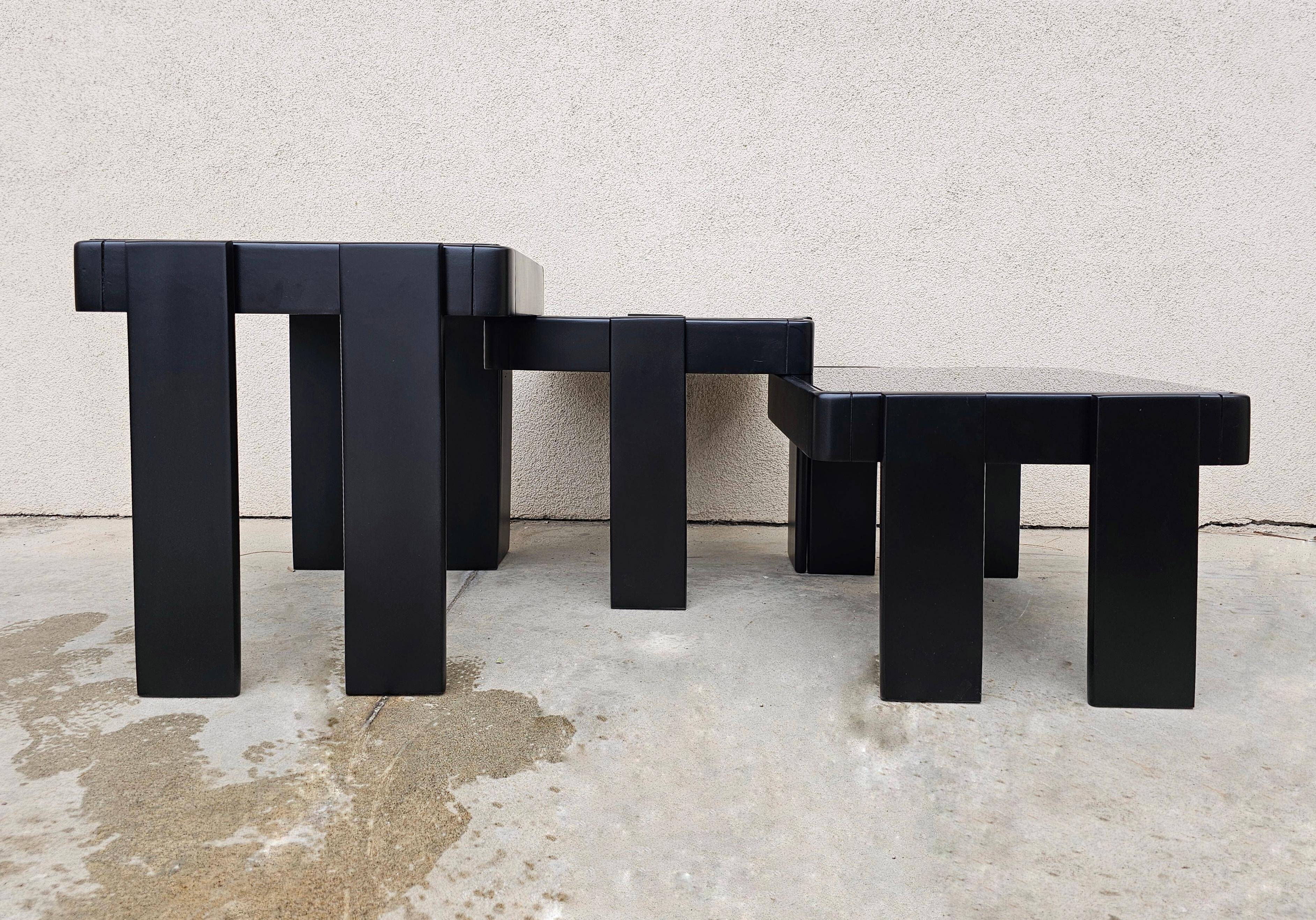 Nestable tables from the mid-century by Gianfranco Frattini 1960s