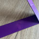 Agemob purple desk lamp in vintage Memphis style from the 80s and 90s.