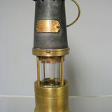 Old miner's lamp Naylor Wigan. Mines
