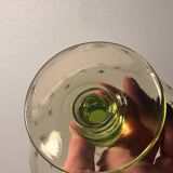 Baccarat/Saint Louis Compotier Ouraline crystal