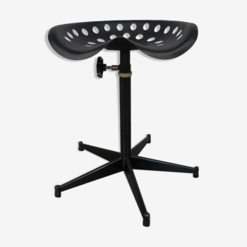 Industrial metal stool