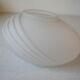 Old glass vase Art Deco style 22 cm deco desk living room