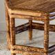 Table basse en bambou vintage
