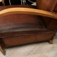 Fauteuil  club en cuir art deco