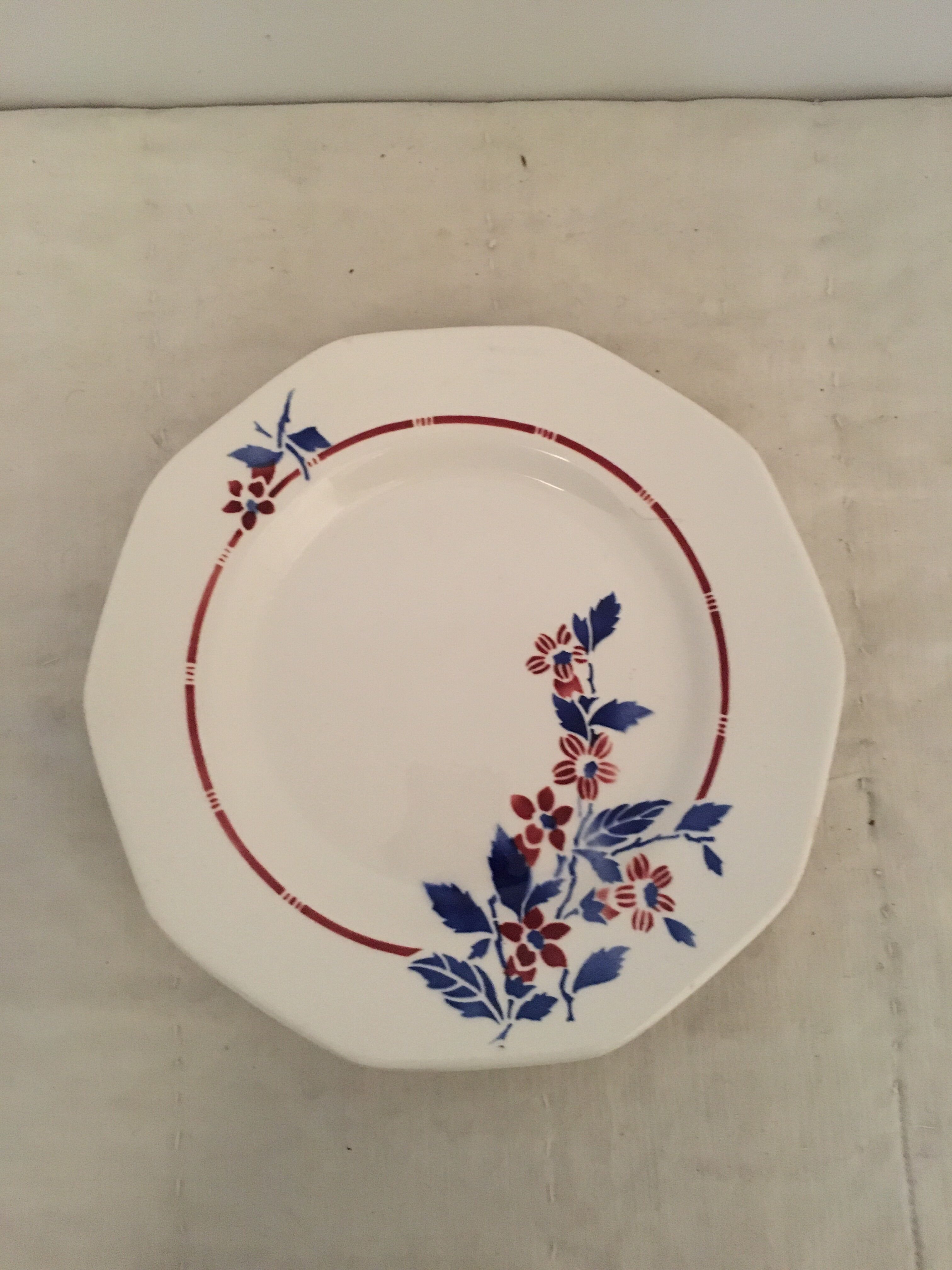 Set of 5 plates the amandinoise