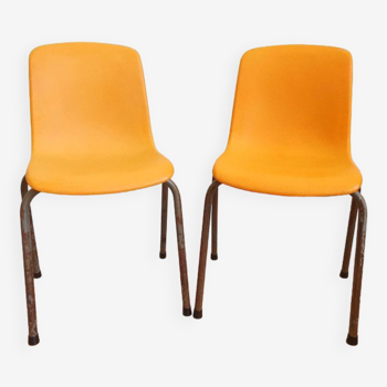 Pair of vintage children's chairs