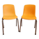 Paire de chaises enfant vintage