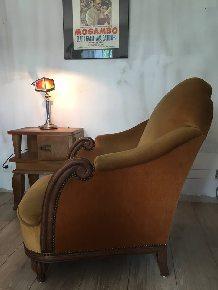 Fauteuil vintage des années 1940