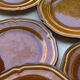 Set of 10 vintage 70s plates in Vallauris handcrafted earthenware