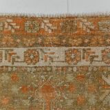 3x12 1960s antique vintage runner rug
