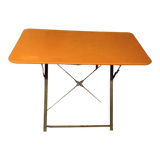 Iron folding table