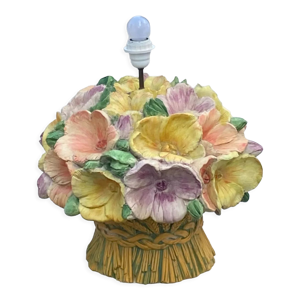 Lampe bouquet de fleurs