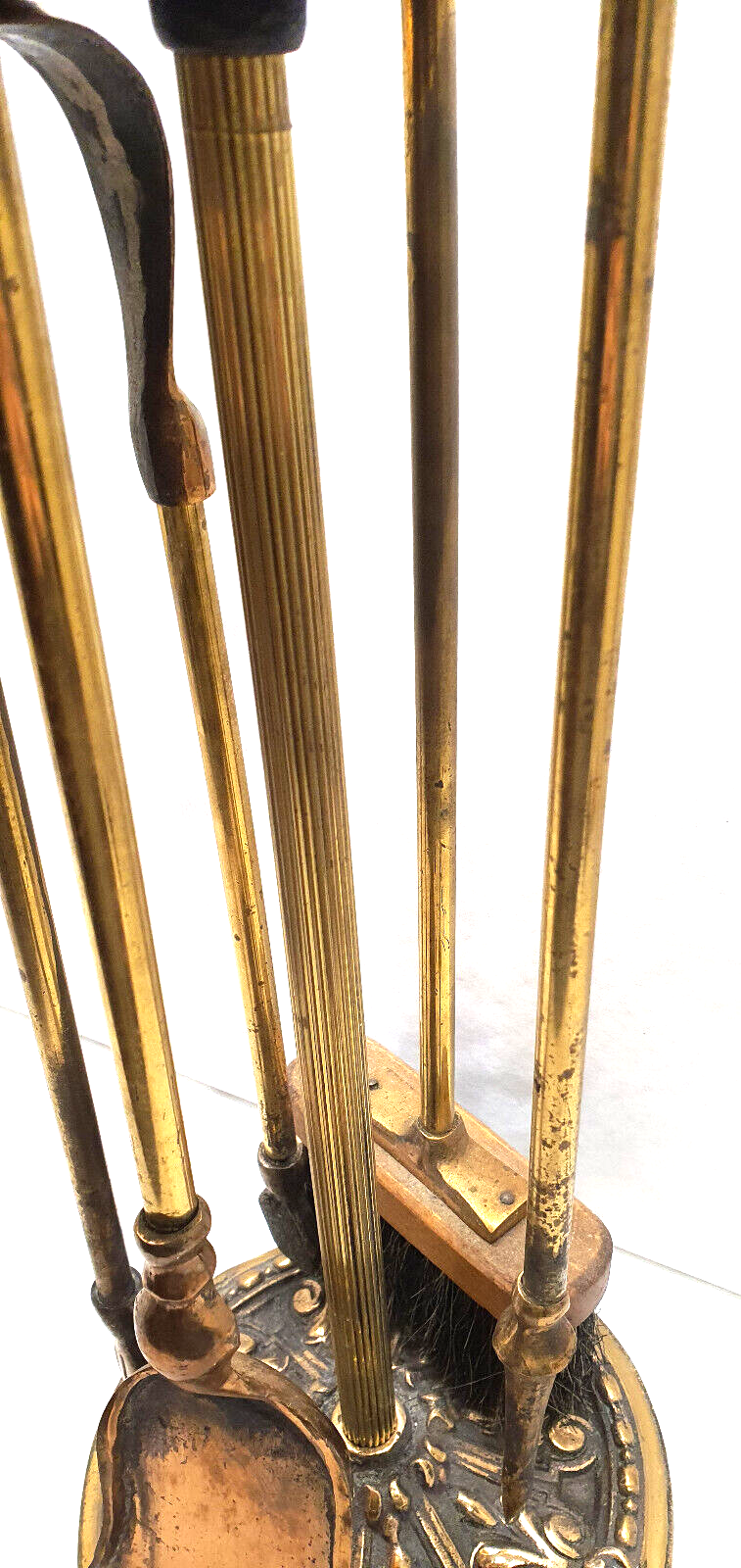 Bronze fireplace servant