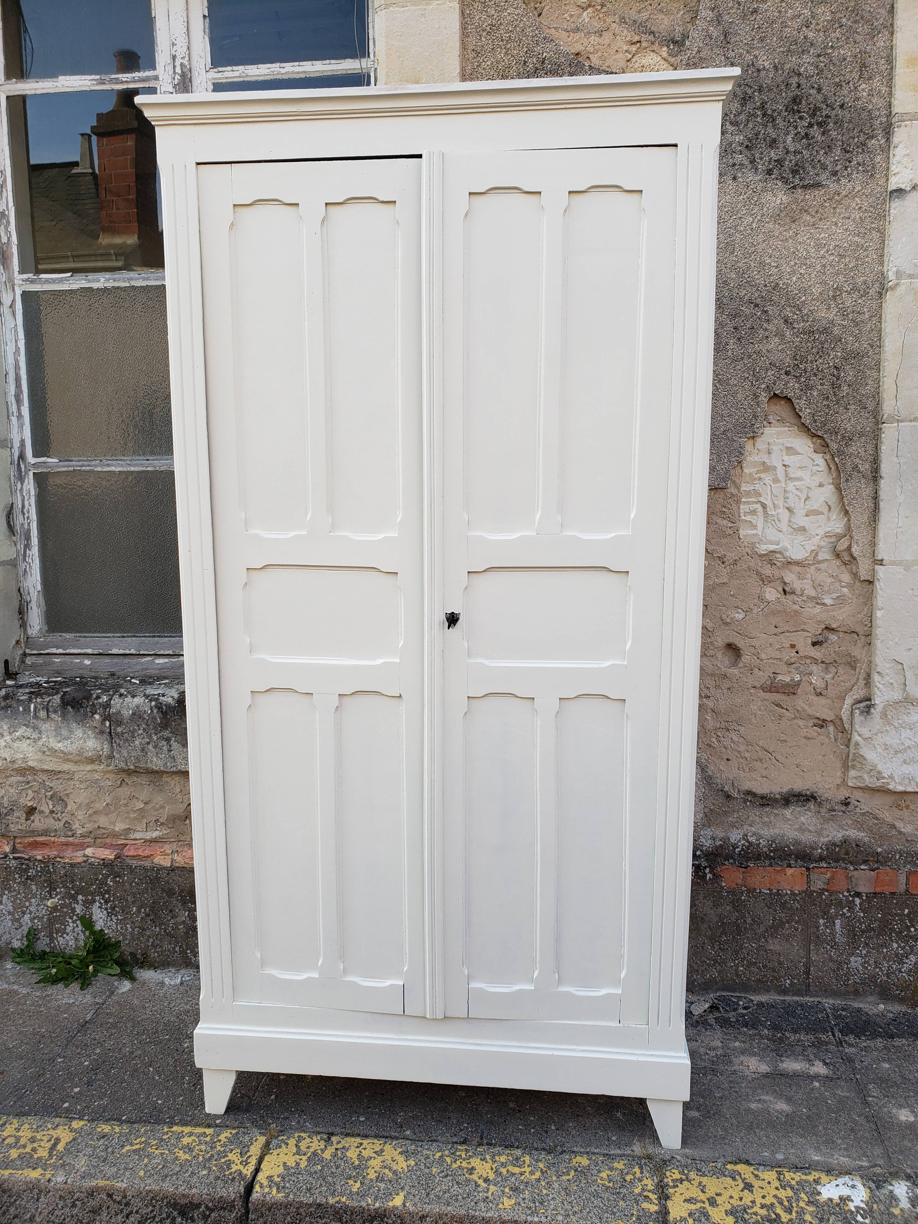 Authentic Parisian off-white wardrobe