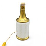 Murano lamp ied Italy vintage glass and golden brass Fabbian